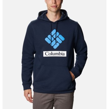 Columbia Mount Mitchell, Sudaderas Con Capucha Azul Marino Para Hombre | 746931-QFA